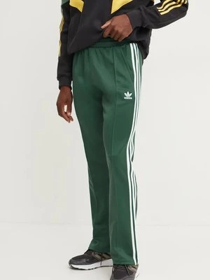 adidas Originals spodnie dresowe 70S Track Pant kolor zielony wzorzyste IX5224