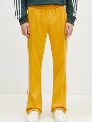 adidas Originals spodnie dresowe 70S Track Pant kolor żółty z aplikacją IX5223