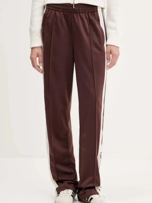 adidas Originals spodnie dresowe Adibreak damskie kolor brązowy z aplikacją KD2518