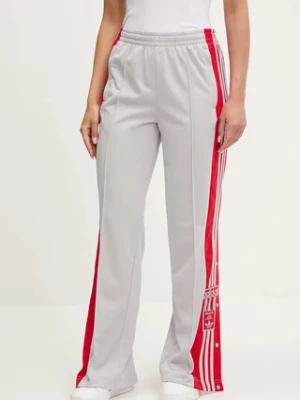 adidas Originals spodnie dresowe Adibreak damskie kolor szary z aplikacją JP2304
