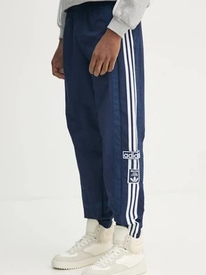 adidas Originals spodnie dresowe Adibreak kolor granatowy z aplikacją JD4258