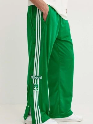 adidas Originals spodnie dresowe Adibreak kolor zielony z aplikacją IY9923