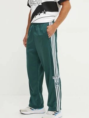 adidas Originals spodnie dresowe Adibreak kolor zielony z aplikacją IY9928