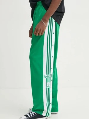 adidas Originals spodnie dresowe Adibreak kolor zielony z aplikacją JP3762