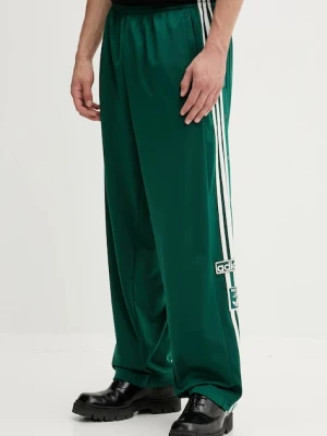 adidas Originals spodnie dresowe Adibreak męskie kolor zielony z aplikacją KD6659