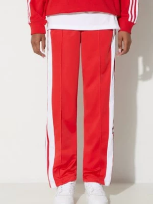 adidas Originals spodnie dresowe Adibreak Pant kolor czerwony wzorzyste IP0620