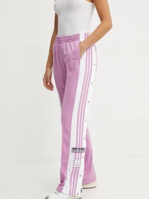 Zdjęcie produktu adidas Originals spodnie dresowe Adibreak Pant kolor fioletowy wzorzyste IY2129