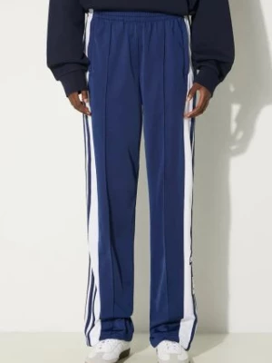 adidas Originals spodnie dresowe Adibreak Pant kolor niebieski wzorzyste IY2132