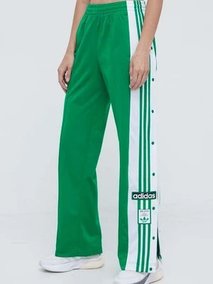 adidas Originals spodnie dresowe Adibreak Pant kolor zielony wzorzyste IP0616