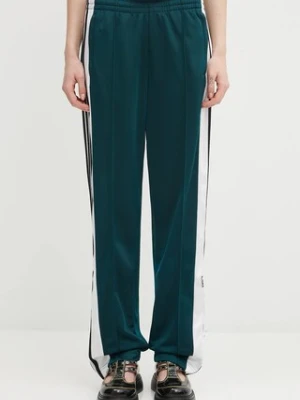 adidas Originals spodnie dresowe Adibreak Pt damskie kolor turkusowy z aplikacją JV7515