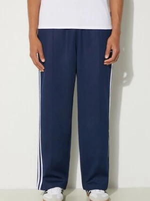 adidas Originals spodnie dresowe Adicolor Baggy Fit Firebird Pant kolor granatowy z aplikacją IZ2466