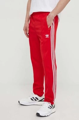 adidas Originals spodnie dresowe Adicolor Classics Beckenbauer kolor czerwony z aplikacją IM4547CHEAPER