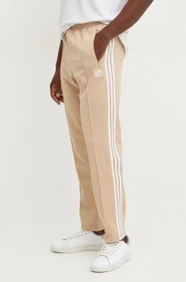 adidas Originals spodnie dresowe Adicolor Classics Beckenbauer Pant kolor beżowy proste IZ1857