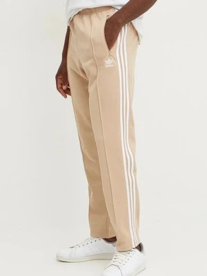 adidas Originals spodnie dresowe Adicolor Classics Beckenbauer Pant kolor beżowy proste IZ1857