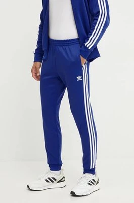 adidas Originals spodnie dresowe Adicolor Classics SST Track Pants kolor niebieski z aplikacją IY9861