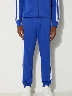 adidas Originals spodnie dresowe Adicolor Classics SST Track Pants kolor niebieski z aplikacją IY9861