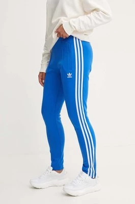 adidas Originals spodnie dresowe Adicolor kolor niebieski z aplikacją IY2175