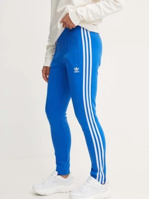 adidas Originals spodnie dresowe Adicolor kolor niebieski z aplikacją IY2175