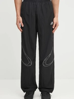 adidas Originals spodnie dresowe Adilenium Tg Tp męskie kolor czarny z aplikacją KF8521