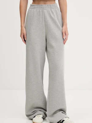 adidas Originals spodnie dresowe bawełniane Essentials damskie kolor szary melanżowe JW2811