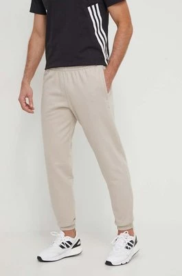 adidas Originals spodnie dresowe bawełniane kolor beżowy gładkie IR7887CHEAPER