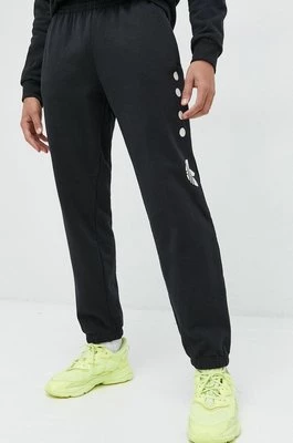 adidas Originals spodnie dresowe bawełniane męskie kolor czarny z nadrukiem