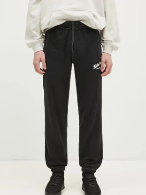 adidas Originals spodnie dresowe bawełniane Wabash kolor czarny z nadrukiem JP4487