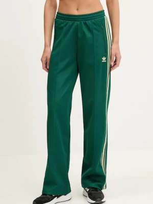 adidas Originals spodnie dresowe Beckenbauer damskie kolor zielony wzorzyste IT9867