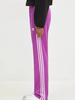 adidas Originals spodnie dresowe Beckenbauer Track Pant kolor fioletowy z aplikacją IY2225