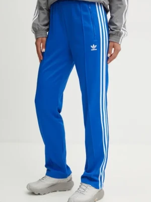 adidas Originals spodnie dresowe Beckenbauer Track Pant kolor niebieski z nadrukiem IY2228