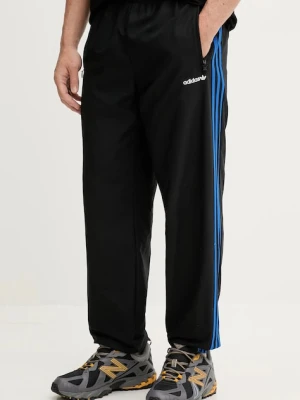 adidas Originals spodnie dresowe Brushed WVN męskie kolor czarny z aplikacją JX3078