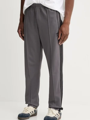 adidas Originals spodnie dresowe Classic Tp męskie kolor brązowy gładkie JY1274