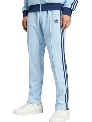 adidas Originals spodnie dresowe Classic Track Pant kolor niebieski z nadrukiem JP2524