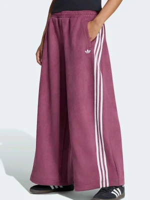 adidas Originals spodnie dresowe damskie Adilenium Season 6 Faux Suede bordowy