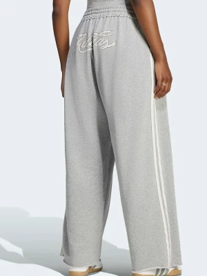 adidas Originals spodnie dresowe damskie bawełniane szary