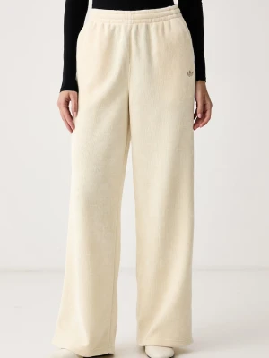adidas Originals spodnie dresowe damskie Chenille beżowy