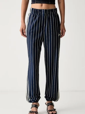 adidas Originals spodnie dresowe damskie Firebird granatowy