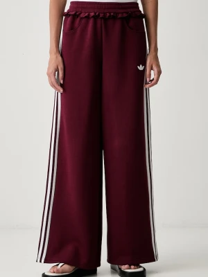 adidas Originals spodnie dresowe damskie Pleated Spacer bordowy