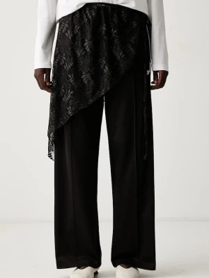 adidas Originals spodnie dresowe damskie z bawełną Lace Injection brązowy