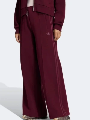 adidas Originals spodnie dresowe damskie z bawełną Spacer bordowy