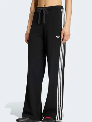 adidas Originals spodnie dresowe damskie z wiskozą Knit Firebird czarny