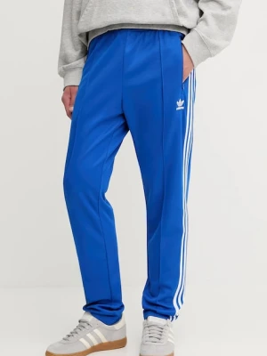 adidas Originals spodnie dresowe Denim TP męskie kolor niebieski z aplikacją KA0838
