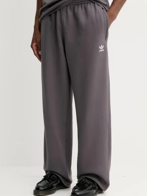 adidas Originals spodnie dresowe Ess Open męskie kolor fioletowy gładkie JW3673
