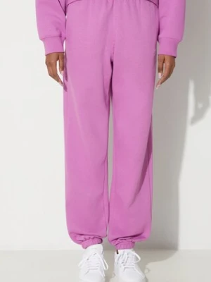 adidas Originals spodnie dresowe Essentials Fleece Joggers kolor różowy gładkie IR5964