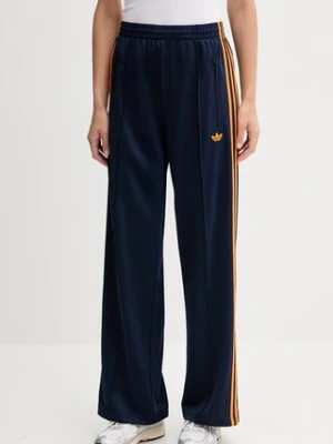 adidas Originals spodnie dresowe Firebird damskie kolor granatowy wzorzyste JW1229