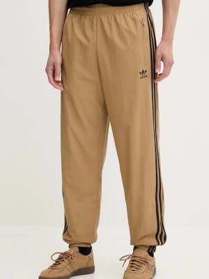 adidas Originals spodnie dresowe Firebird Pants męskie kolor zielony z aplikacją JY1339