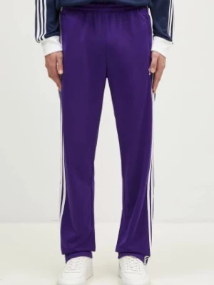 adidas Originals spodnie dresowe Firebird Track Pant kolor fioletowy z aplikacją IY9901