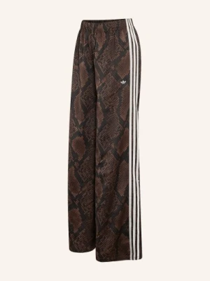 Adidas Originals Spodnie Dresowe Firebird Z Satyny braun brązowy