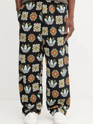 adidas Originals spodnie dresowe Graphic Lo Tp męskie kolor czarny wzorzyste JW3503
