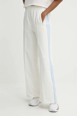 adidas Originals spodnie dresowe kolor biały z aplikacją IT9838